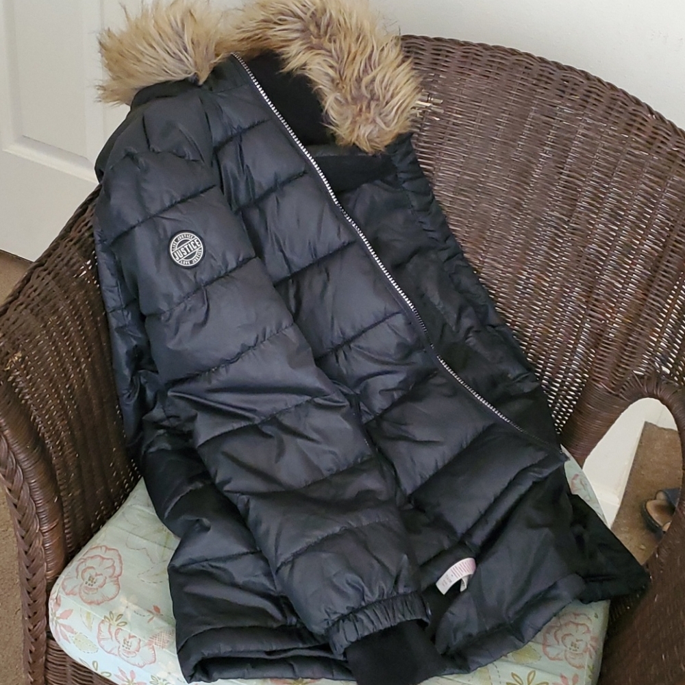 Justice size 12 parka